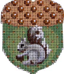 Tan Dot Cap/Squirrel Acorn