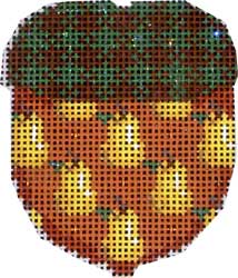 Green/Brown Plaid Cap/Pears Acorn