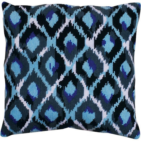 Blue Ikat