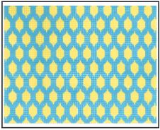 Lemons On Teal Purse Insert