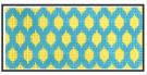 Lemons On Teal Purse Insert