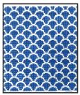Dark Blue Scales Purse Insert