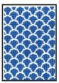 Dark Blue Scales Purse Insert