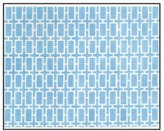 Light Blue Rectangles Purse Insert
