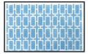 Light Blue Rectangles Purse Insert