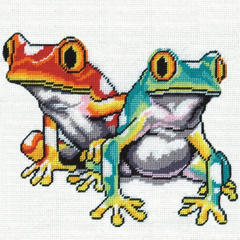 Frogs Needlepoint