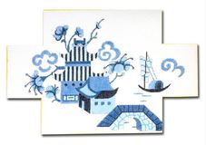 Chinoiserie Doorstop