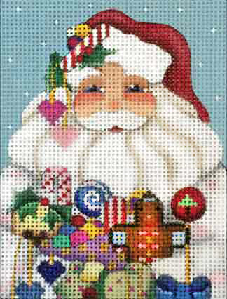 Candy Santa Ornament