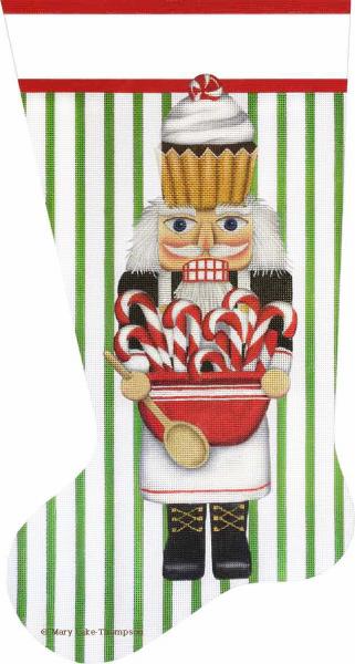 Cupcake Nutcracker Stocking