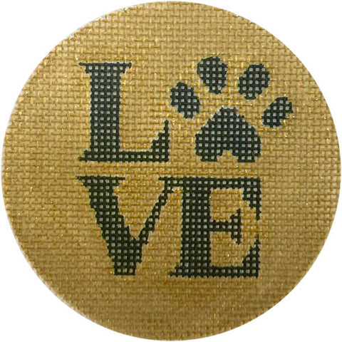Love Paw Ornament