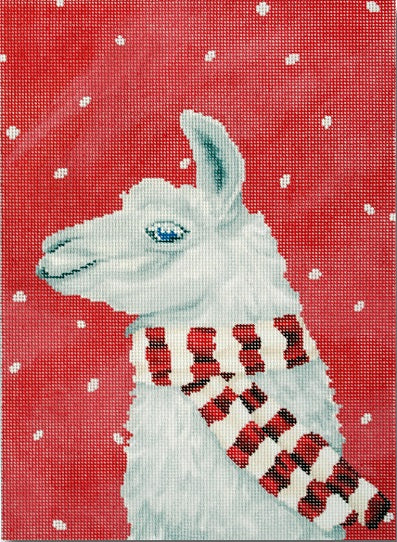 Llama With Scarf