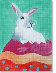 Bunny In Easter Egg