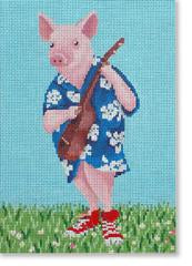 Pig With Ukulele