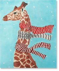 Giraffe With Scarves
