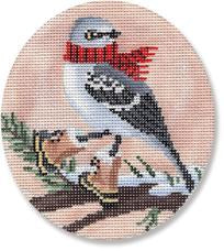 Mockingbird With Red Scarf and Boots Ornament