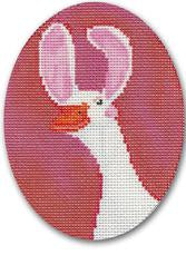 Duck With Bunny Ears Ornament
