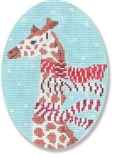 Giraffe With Scarves Ornament