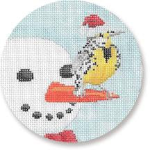 Meadowlark and Friend Ornament