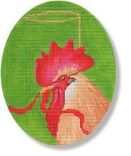 Rooster With Halo Ornament