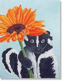 Skunk With Flower (Small)