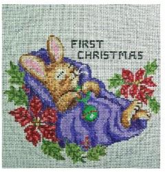 First Christmas Bunny Ornament