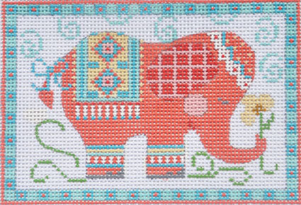 Pink Rectangle Elephant