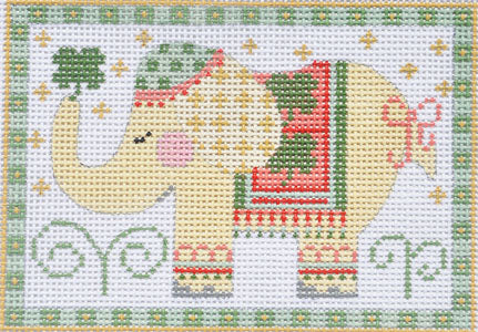 Yellow Rectangle Elephant