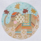 Brown Round Elephant