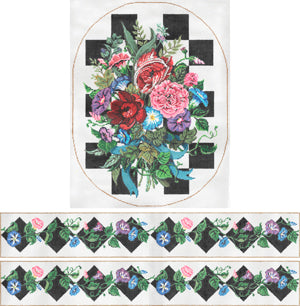 Royal Bouquet Footstool