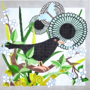 Crow and Flower