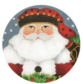 Acorn Santa Ornament