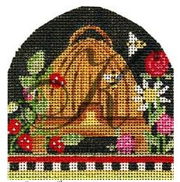 Folk Art Bee Skep Embellishment Kit