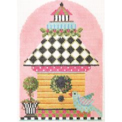 Yellow Clapboard Birdhouse
