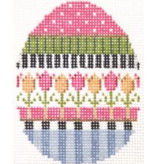 Tulip Patterned Egg