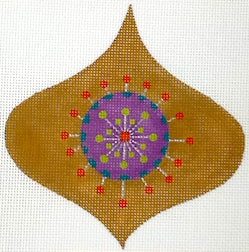 Bronze Star Ornament (w/Ribbon)