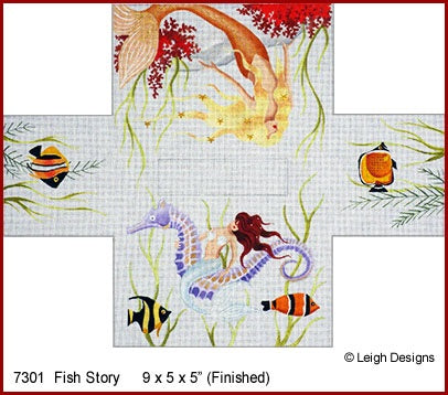 Fish Story Tissue Topper