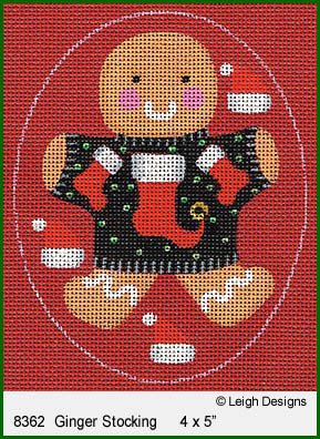 Ginger Stocking Ornament