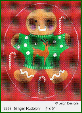 Ginger Rudolph Ornament