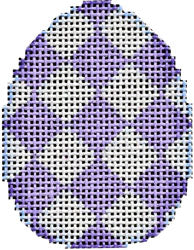 Purple Harlequin Mini Egg