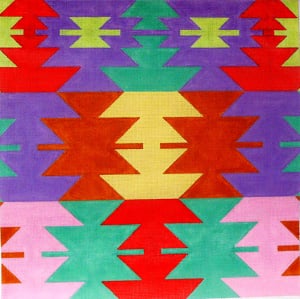 Kilim Multi Color Star