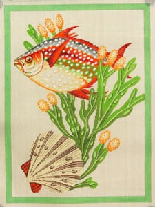 Fish and Shells - Green