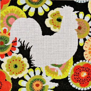 Silhouette Rooster