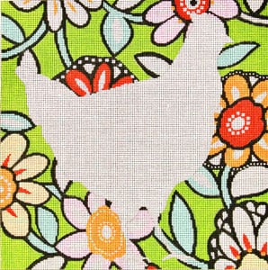 Silhouette Hen