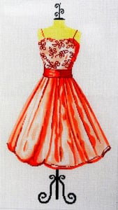 Party Dress - Poppy - Flowered Bodice