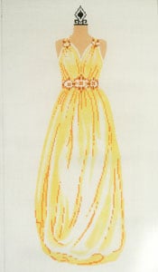 Evening Gown - Yellow