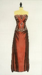 Evening Gown - Brown