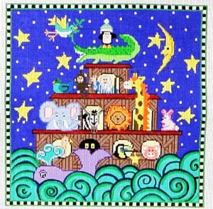 Noah's Ark no alphabet border
