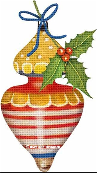 Ornaments - Striped Holly