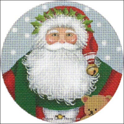 Merry Christmas Santa Ornament