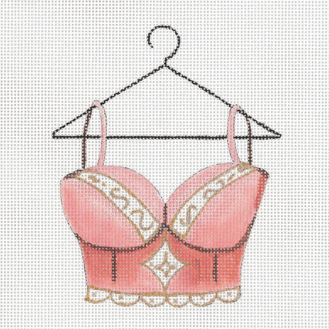 Peach Lace Bra